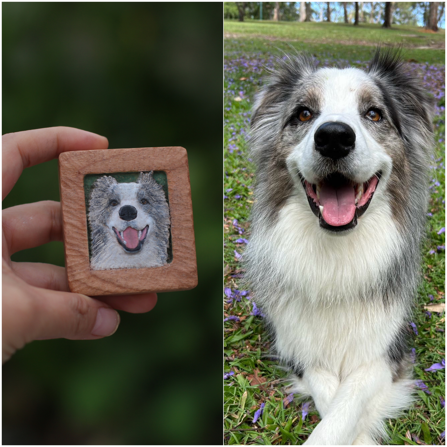 Commissioned pet wood carving refrigerator magnets (production cycle approximately 20 days)