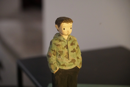 Commissioned figure wood carving (production period approximately 20 days)