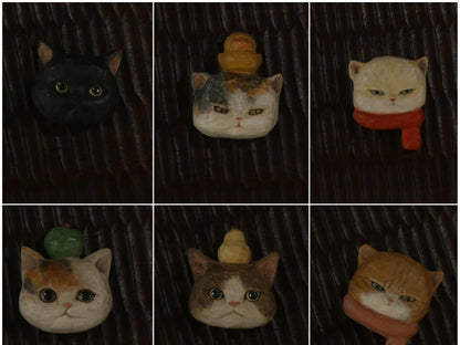 Commission pet wood carving portrait pendant/brooch/fridge magnet (production time approximately 20 days)