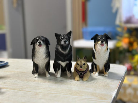 Commissioned pet wood carving (production time approximately 20 days)